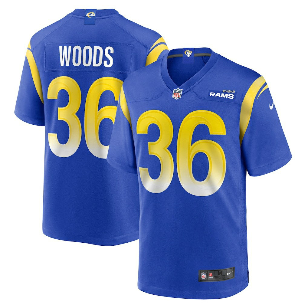 Charles Woods  Game Jersey - Los Angeles Rams Jerseys