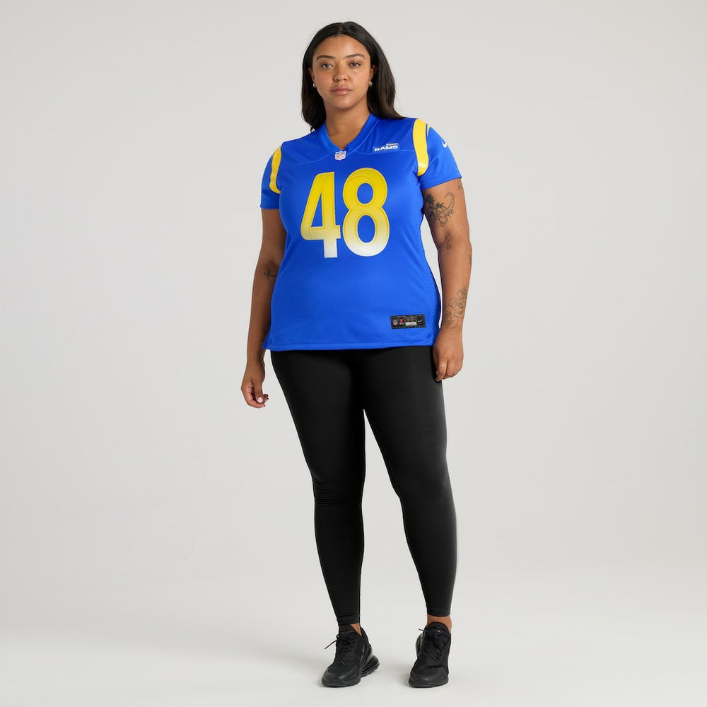 Omar Speights  Women's Game Jersey - Los Angeles Rams Jerseys