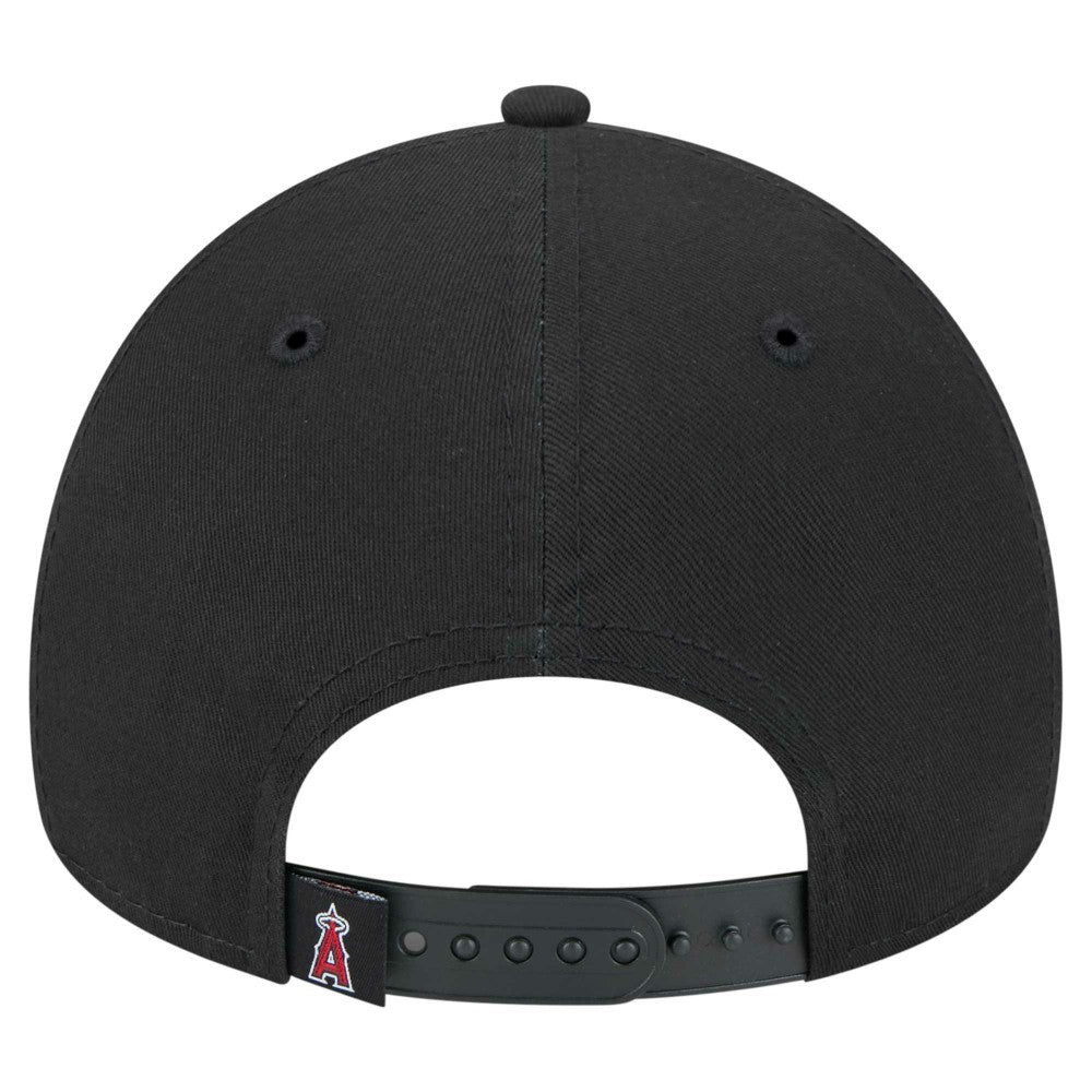 Black Los Angeles Angels New Era 9FORTY A-Frame Adjustable Hat