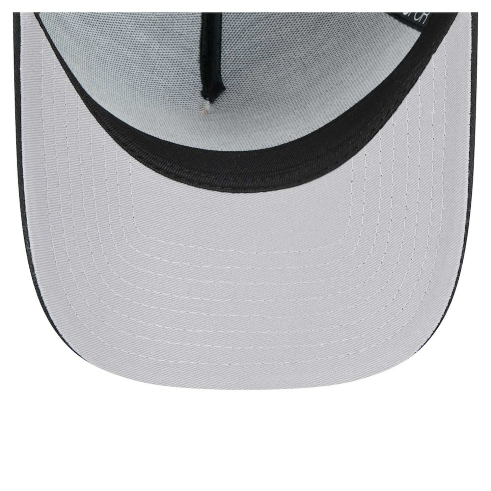 Black Atlanta Braves New Era 9FORTY A-Frame Adjustable Hat