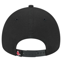 Black Boston Red Sox New Era 9FORTY A-Frame Adjustable Hat