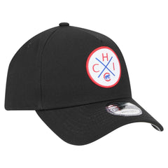 Black Chicago Cubs New Era 9FORTY A-Frame Adjustable Hat