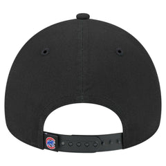 Black Chicago Cubs New Era 9FORTY A-Frame Adjustable Hat
