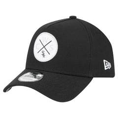 Black Chicago White Sox New Era 9FORTY A-Frame Adjustable Hat