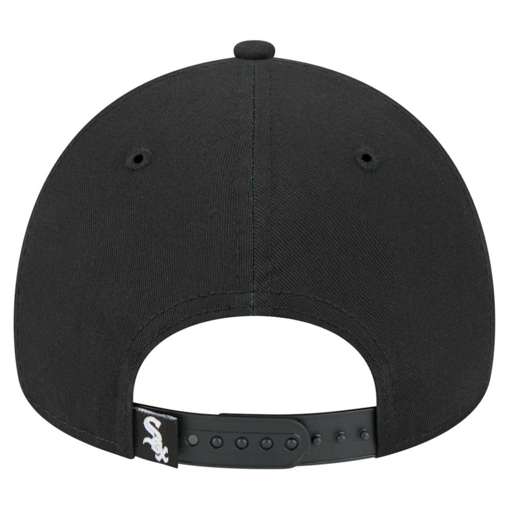 Black Chicago White Sox New Era 9FORTY A-Frame Adjustable Hat