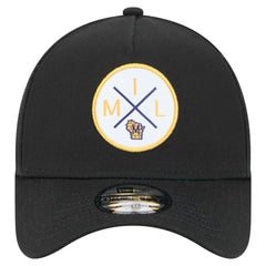Black Milwaukee Brewers New Era 9FORTY A-Frame Adjustable Hat