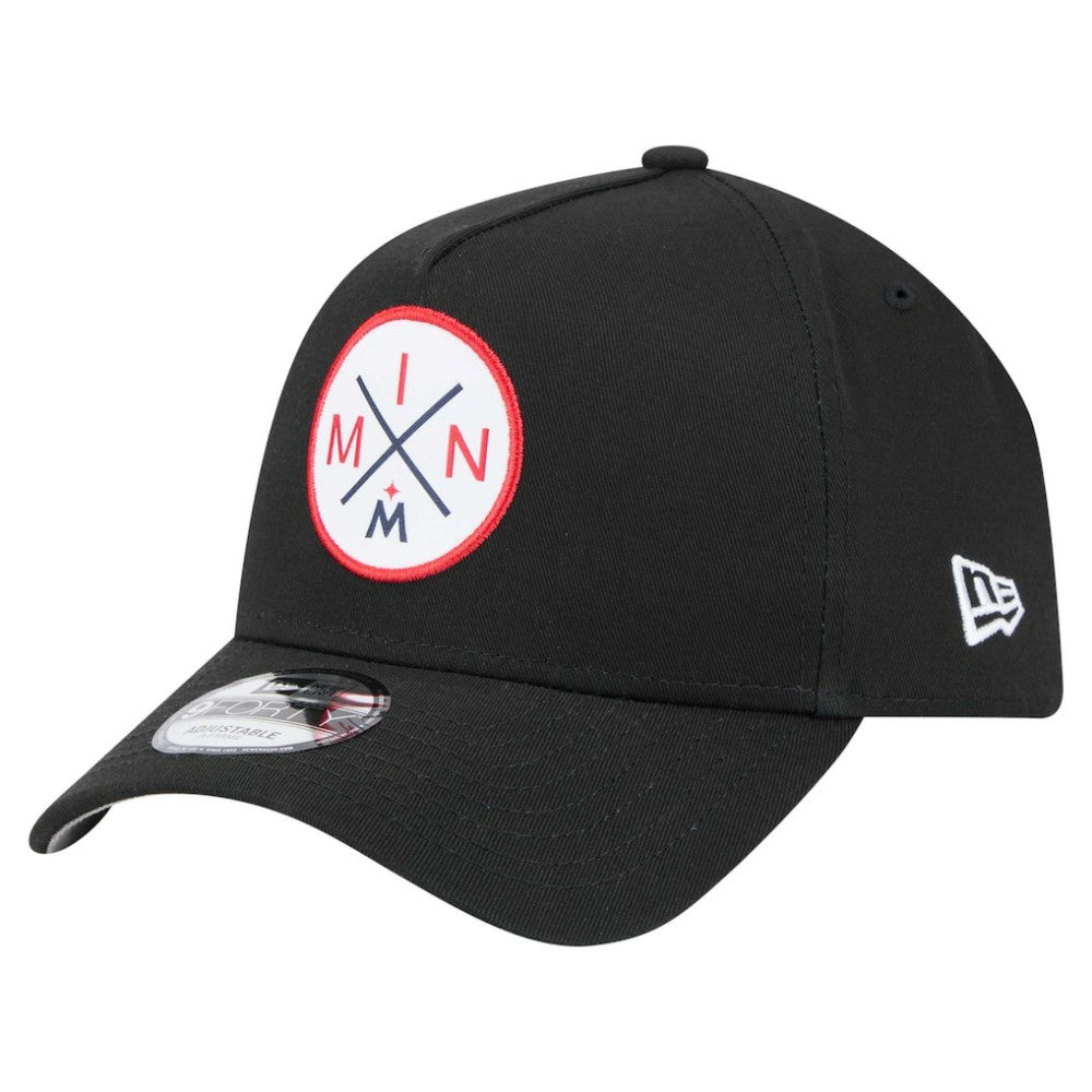 Black Minnesota Twins New Era 9FORTY A-Frame Adjustable Hat