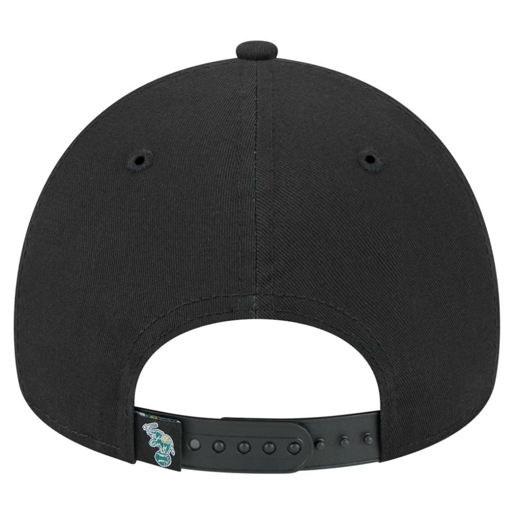 Black Oakland Athletics New Era 9FORTY A-Frame Adjustable Hat