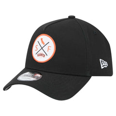 Black San Francisco Giants New Era 9FORTY A-Frame Adjustable Hat