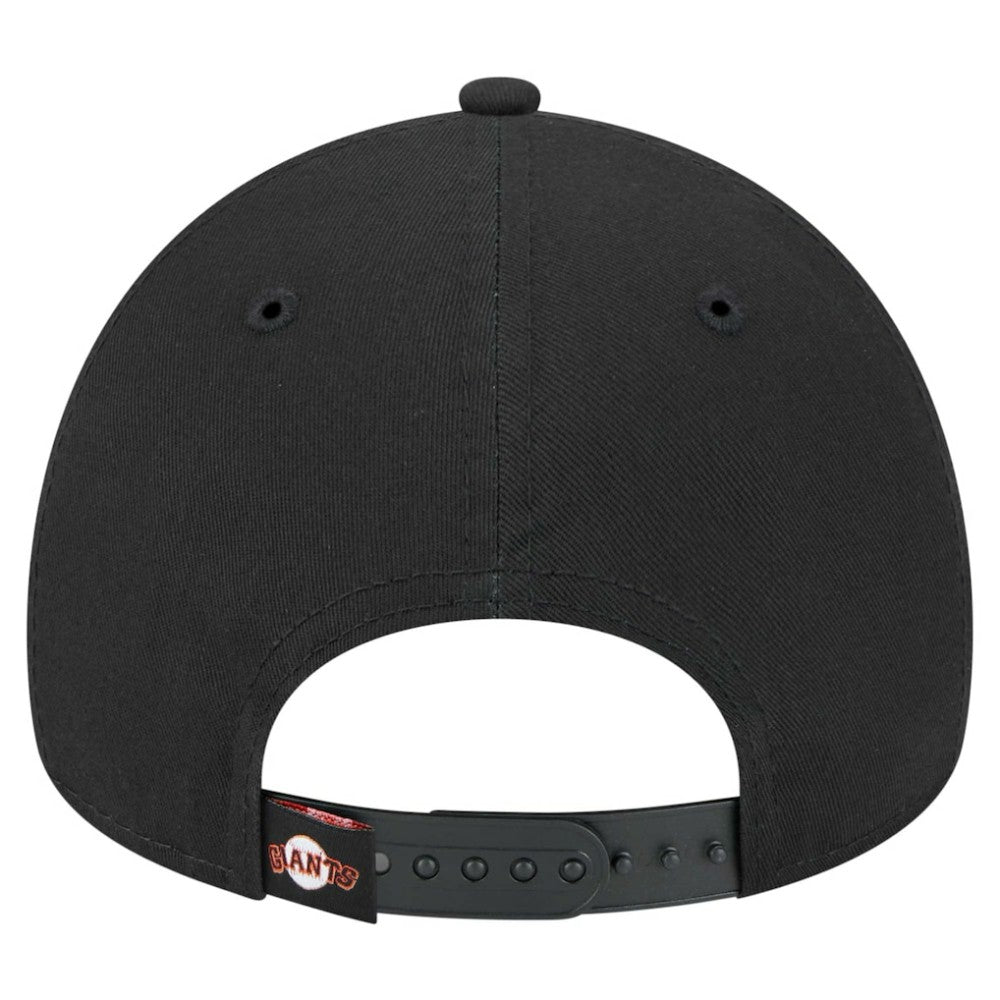 Black San Francisco Giants New Era 9FORTY A-Frame Adjustable Hat