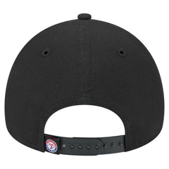Black Texas Rangers New Era 9FORTY A-Frame Adjustable Hat