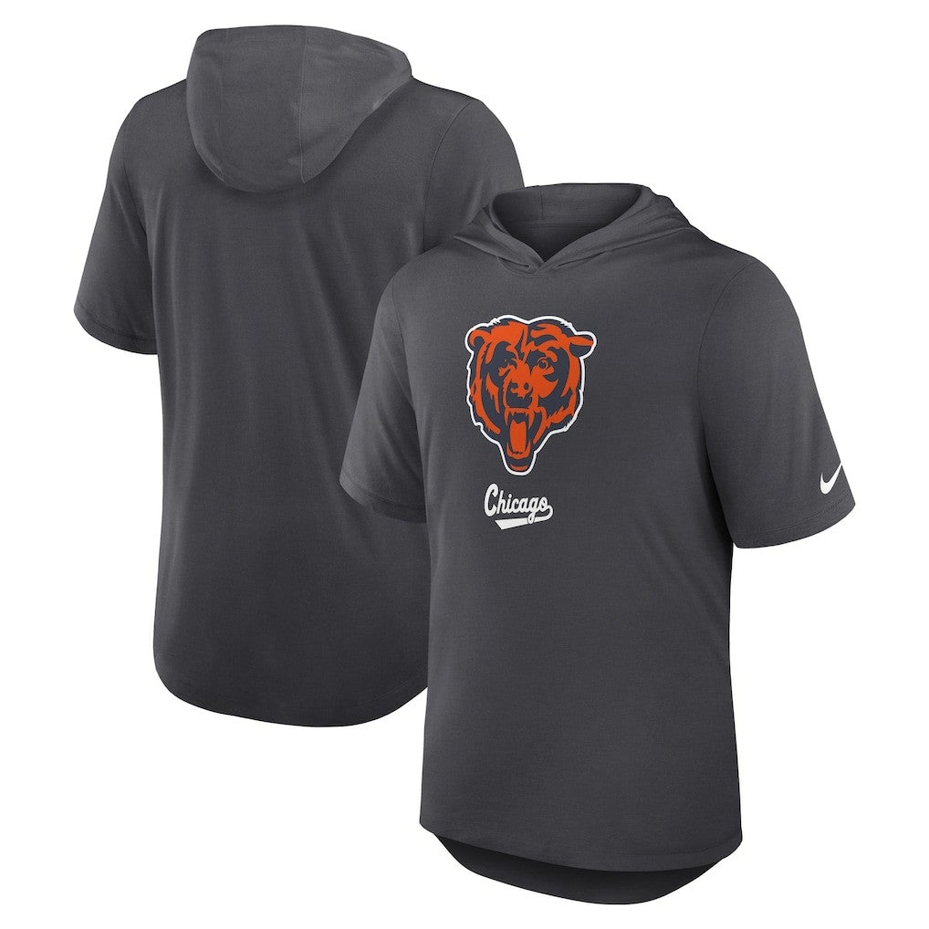 Tri-Blend Performance Hoodie T-Shirt - Chicago Bears Hoodies
