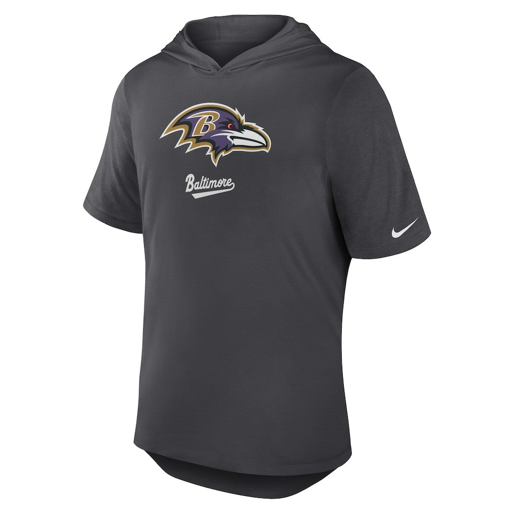 Tri-Blend Performance Hoodie T-Shirt - Baltimore Ravens Hoodies