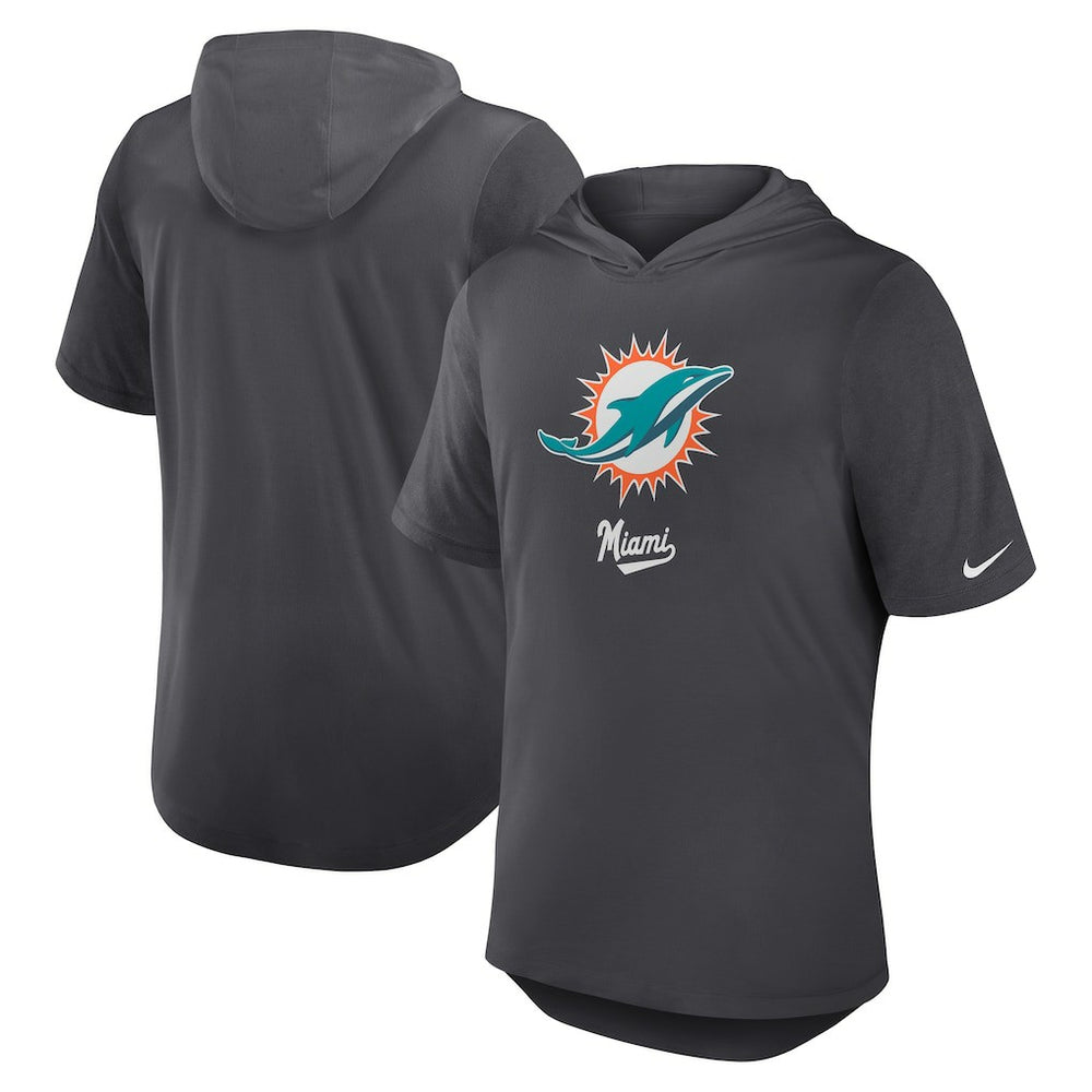 Tri-Blend Performance Hoodie T-Shirt - Miami Dolphins Hoodies