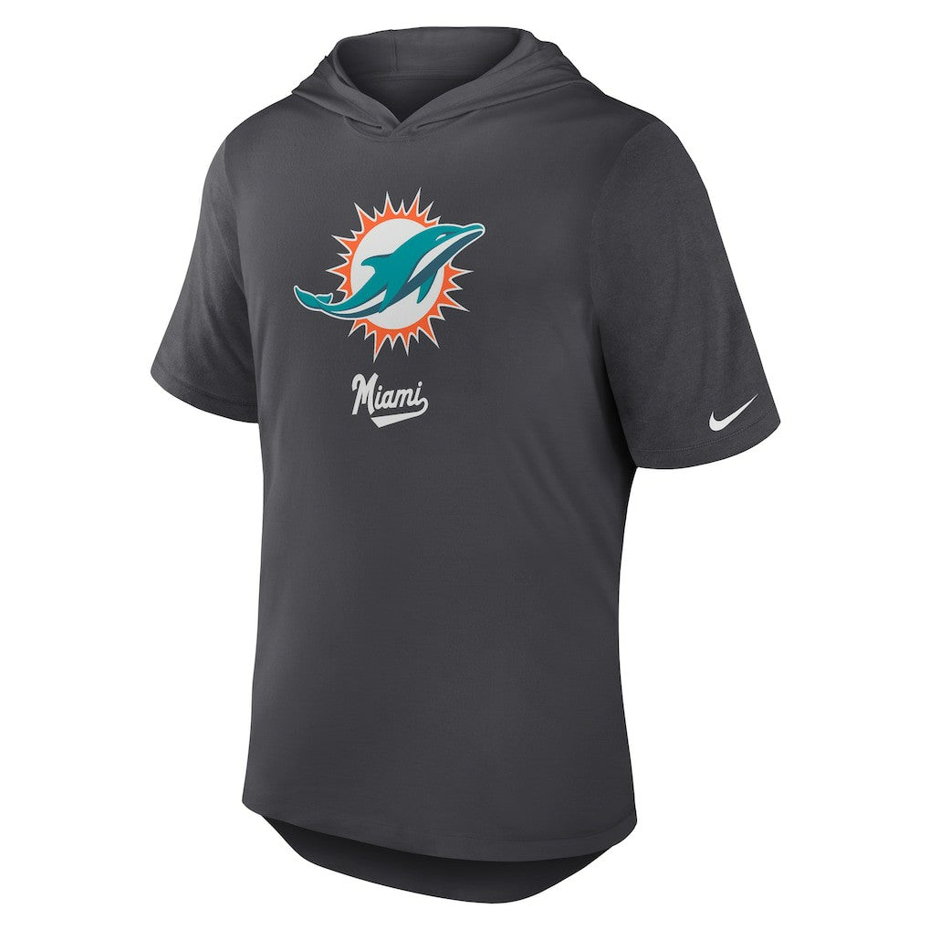 Tri-Blend Performance Hoodie T-Shirt - Miami Dolphins Hoodies