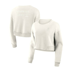 Women's Studio Tri-Blend Cropped Pullover Sweatshirt - Dallas Cowboys Pullover
