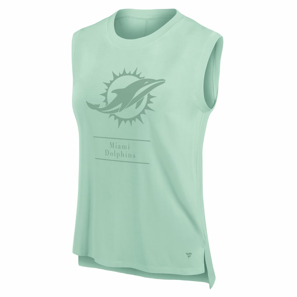 Women's Studio Embrace Tank Top - Miami Dolphins Tops