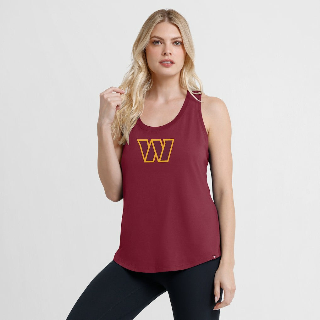 Women's Iron Fan Tank Top - Washington Commanders Tops