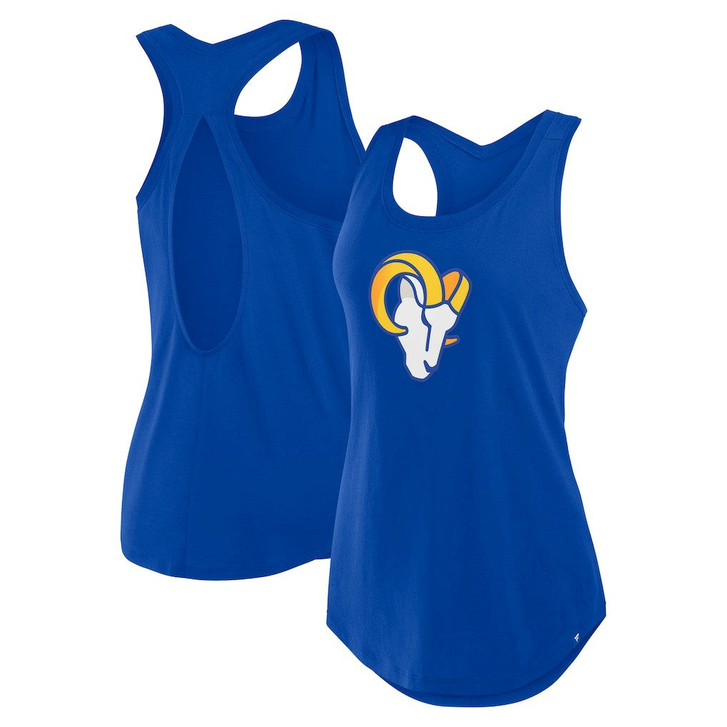 Women's Iron Fan Tank Top - Los Angeles Rams Tops