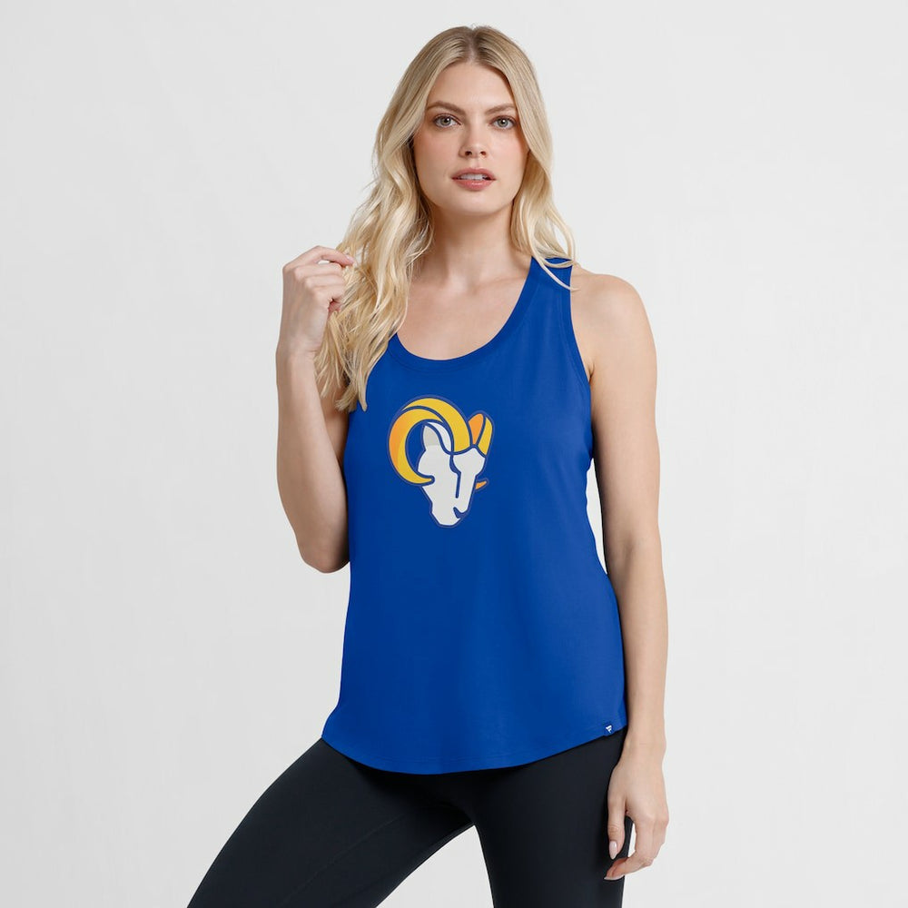 Women's Iron Fan Tank Top - Los Angeles Rams Tops