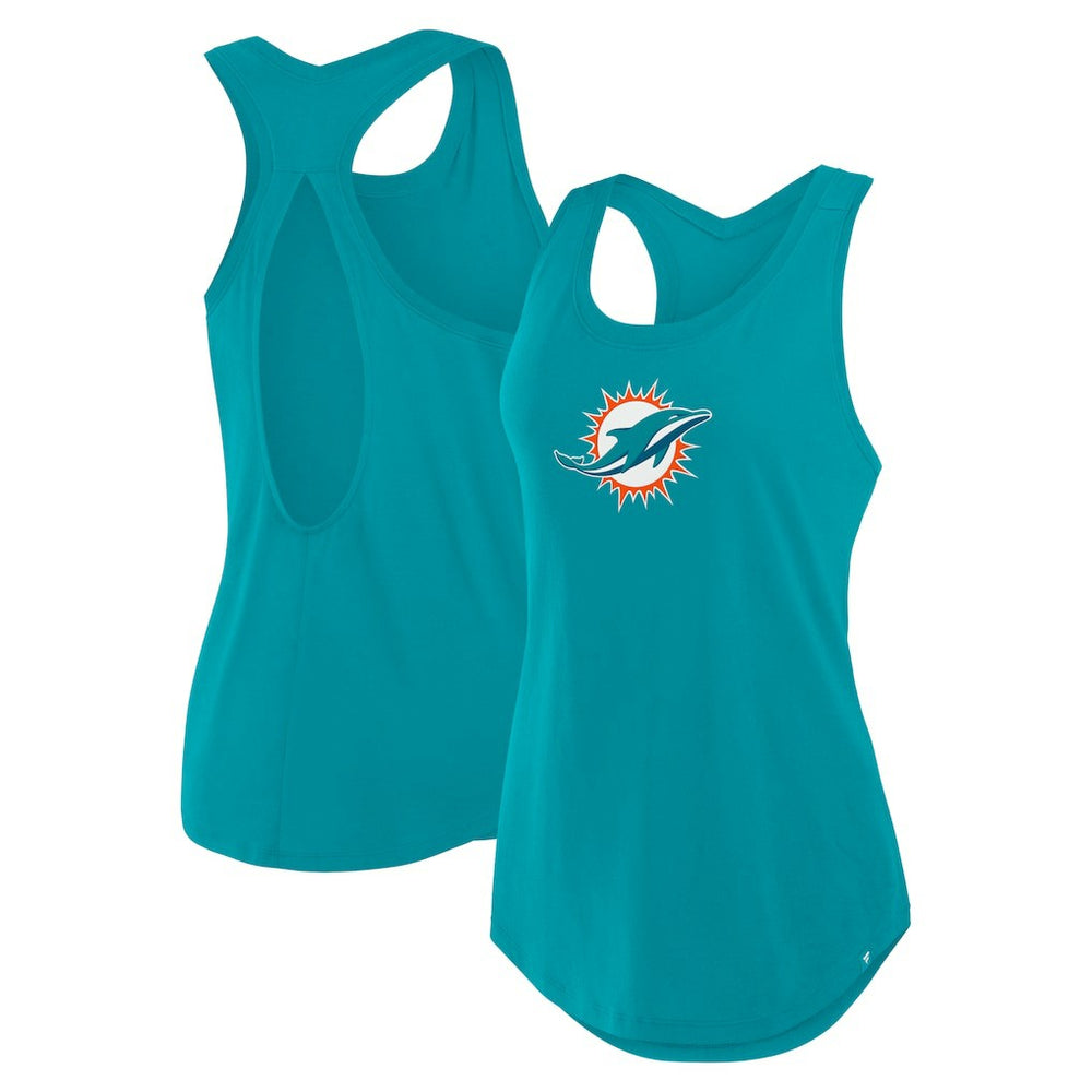 Women's Iron Fan Tank Top - Miami Dolphins Tops