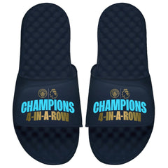 Manchester City ISlide Youth Four-Time Consecutive Premier League Champions Slide Sandals