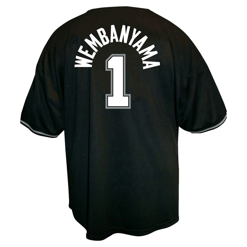 Victor Wembanyama San Antonio Spurs Profile Big & Tall Name & Number Button-Up Jersey