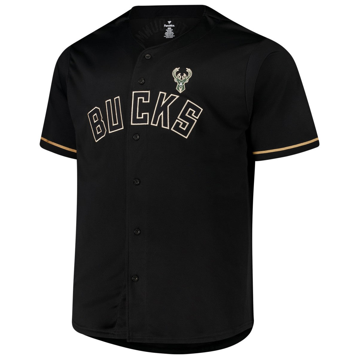 Giannis Antetokounmpo Milwaukee Bucks Profile Big & Tall Name & Number Button-Up Jersey