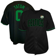 Jayson Tatum Boston Celtics Profile Big & Tall Name & Number Button-Up Jersey
