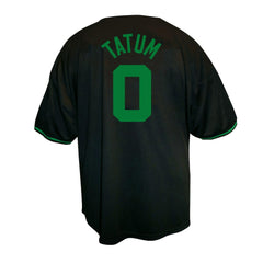 Jayson Tatum Boston Celtics Profile Big & Tall Name & Number Button-Up Jersey