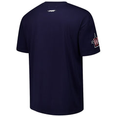 Navy Washington Nationals Pro Standard Turn It Up Dropped Shoulder T-Shirt