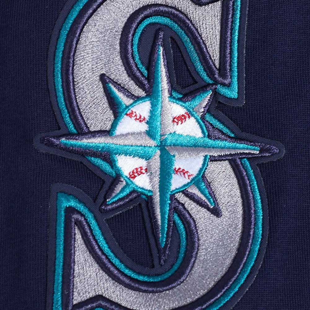 Navy Seattle Mariners Pro Standard Turn It Up Dropped Shoulder T-Shirt