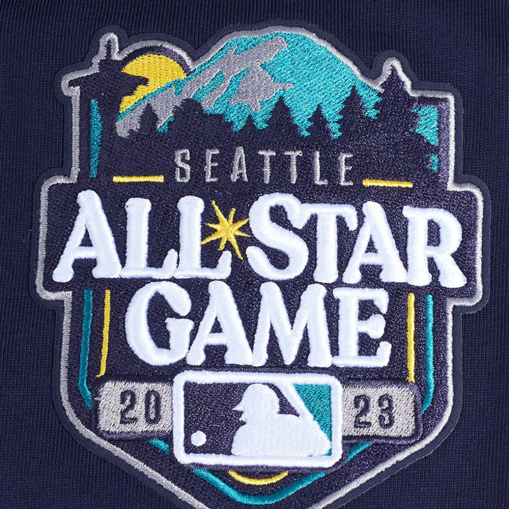 Navy Seattle Mariners Pro Standard Turn It Up Dropped Shoulder T-Shirt
