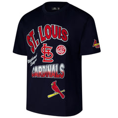 Navy St. Louis Cardinals Pro Standard Turn It Up Dropped Shoulder T-Shirt