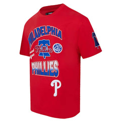 Red Philadelphia Phillies Pro Standard Turn It Up Dropped Shoulder T-Shirt