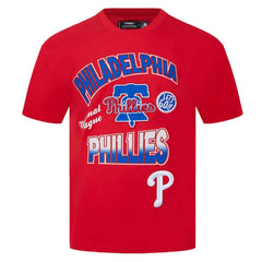 Red Philadelphia Phillies Pro Standard Turn It Up Dropped Shoulder T-Shirt