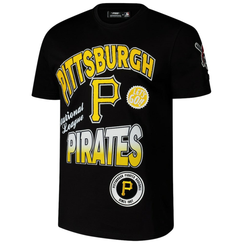 Black Pittsburgh Pirates Pro Standard Turn It Up Dropped Shoulder T-Shirt