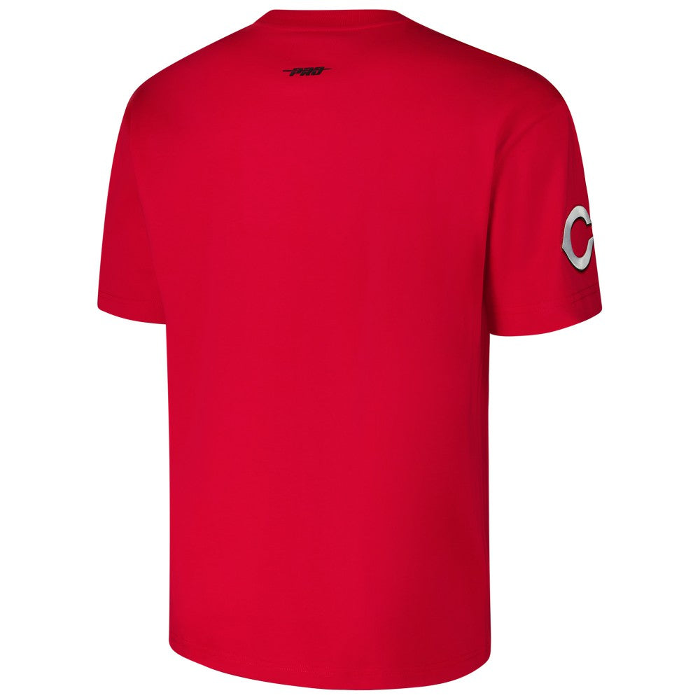 Red Cincinnati Reds Pro Standard Turn It Up Dropped Shoulder T-Shirt