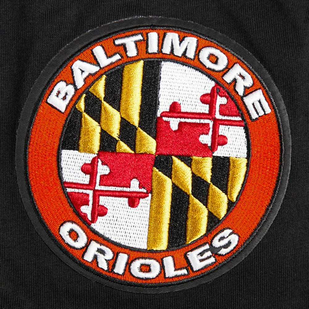 Black Baltimore Orioles Pro Standard Turn It Up Dropped Shoulder T-Shirt