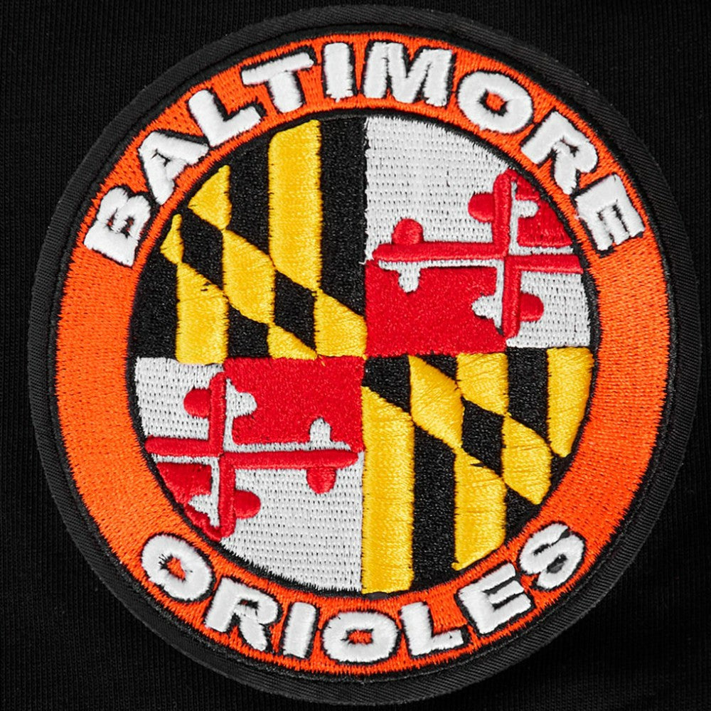 Black Baltimore Orioles Pro Standard Turn It Up Dropped Shoulder T-Shirt