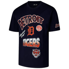 Navy Detroit Tigers Pro Standard Turn It Up Dropped Shoulder T-Shirt