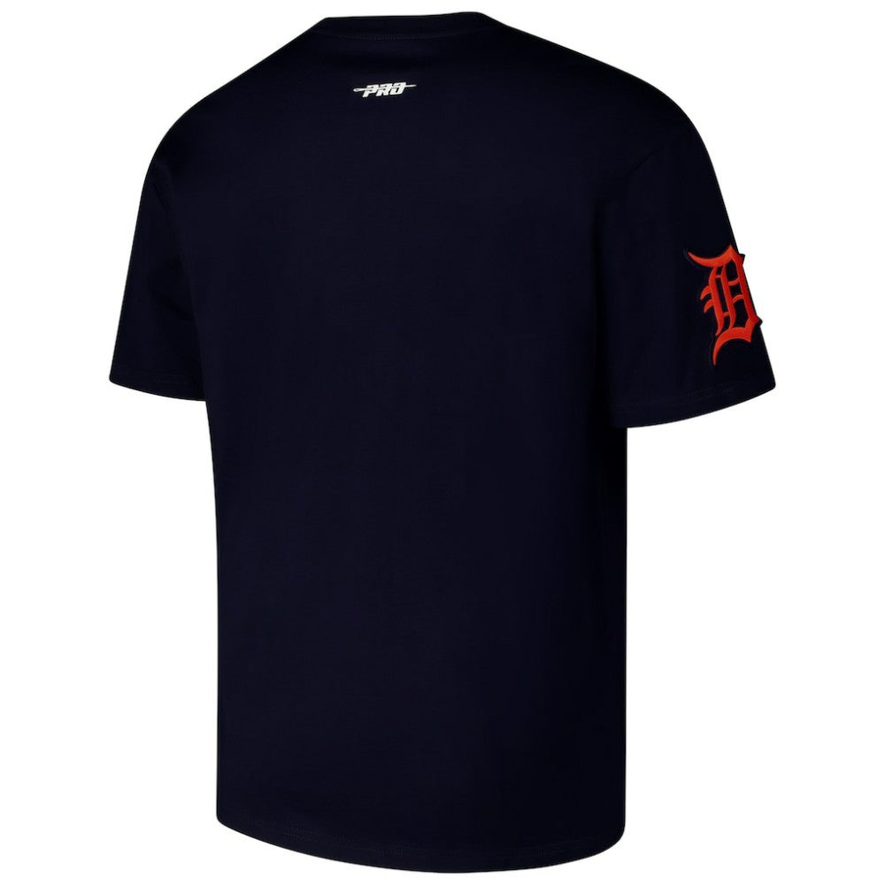 Navy Detroit Tigers Pro Standard Turn It Up Dropped Shoulder T-Shirt