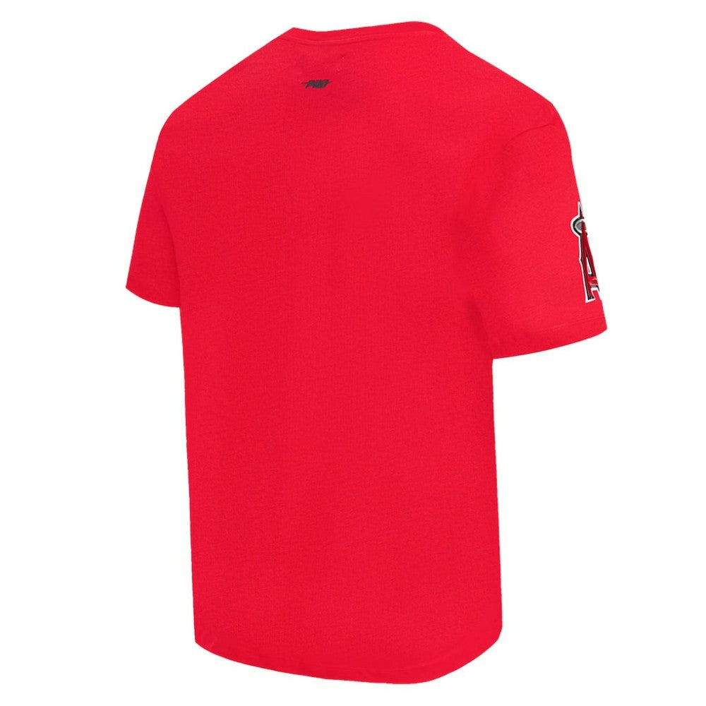 Red Los Angeles Angels Pro Standard Turn It Up Dropped Shoulder T-Shirt
