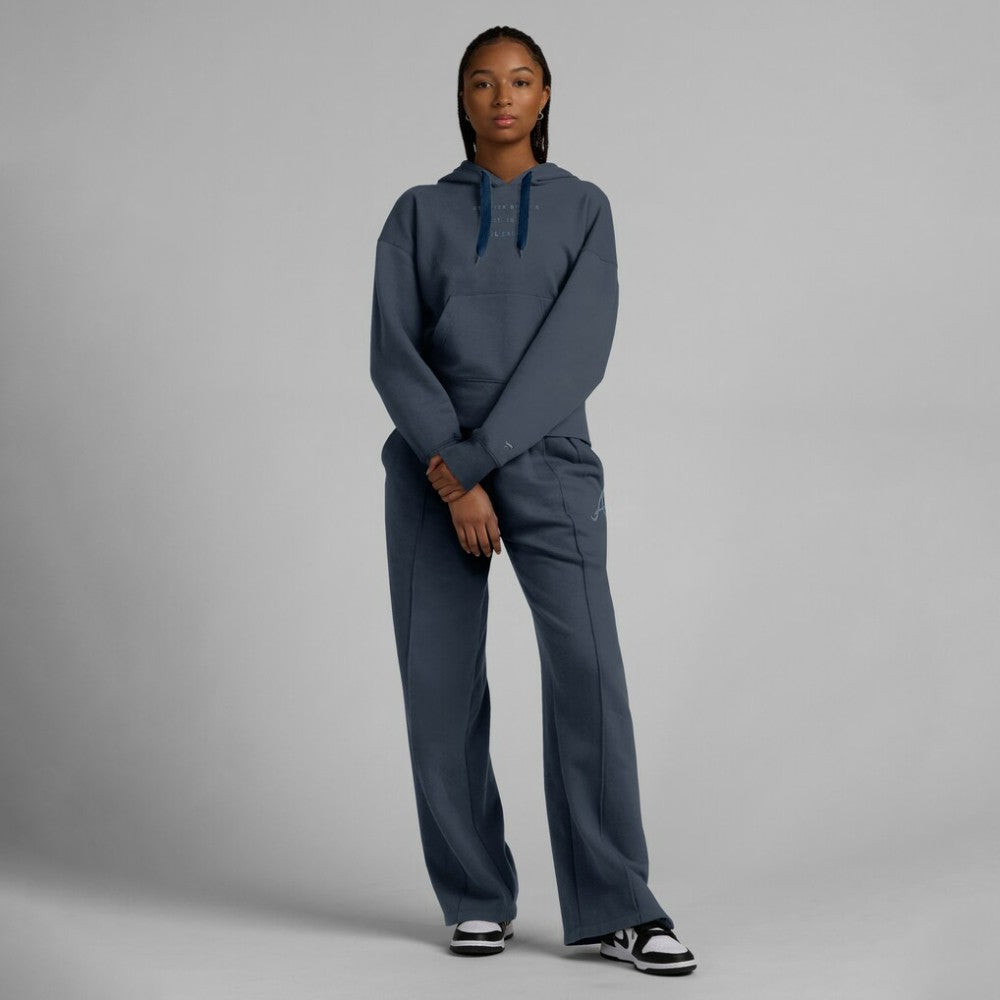Blue Atlanta Braves Fanatics Women's Elements Future Ground Subtle Tonal Pullover Hoodie
