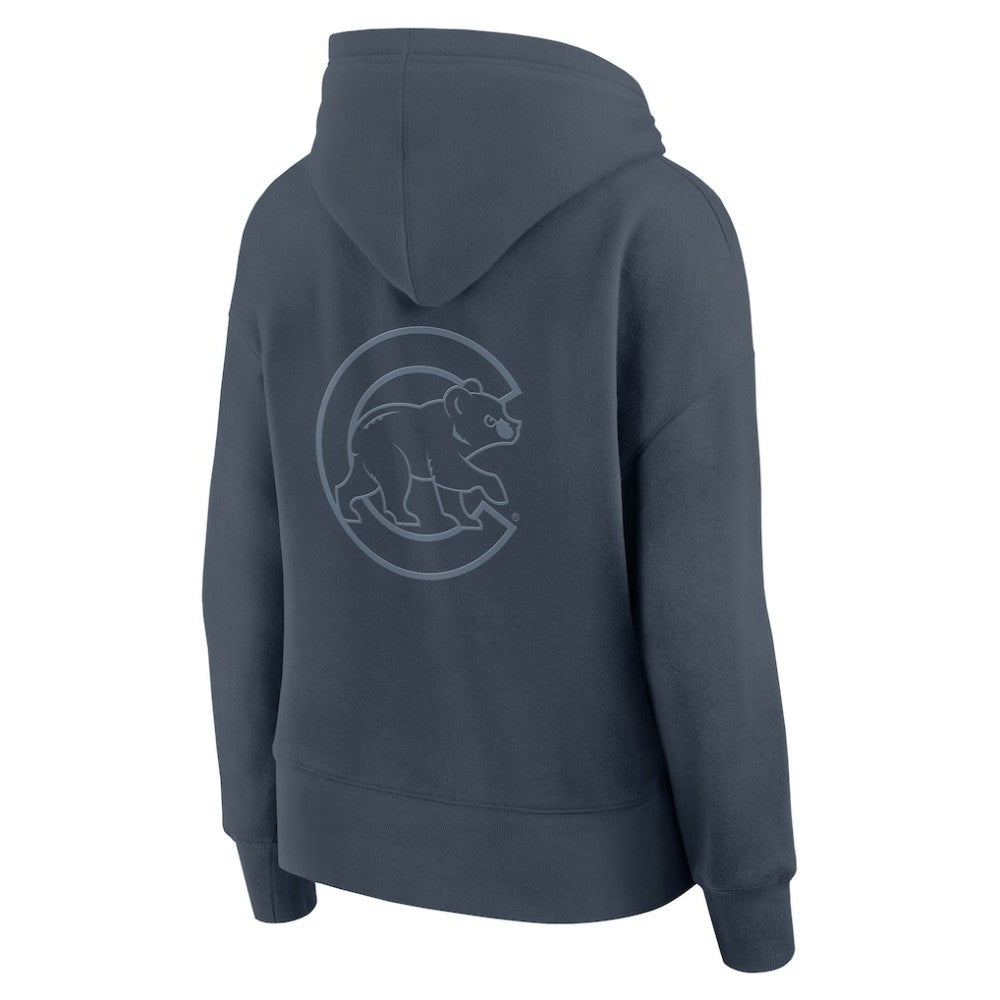 Blue Chicago Cubs Fanatics Women's Elements Future Ground Subtle Tonal Pullover Hoodie