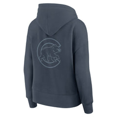 Blue Chicago Cubs Fanatics Women's Elements Future Ground Subtle Tonal Pullover Hoodie