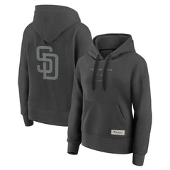 Charcoal San Diego Padres Fanatics Women's Elements Future Ground Subtle Tonal Pullover Hoodie