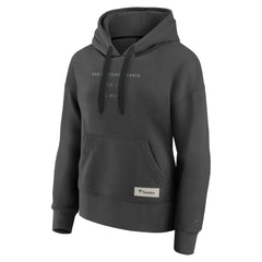 Charcoal San Francisco Giants Fanatics Women's Elements Future Ground Subtle Tonal Pullover Hoodie