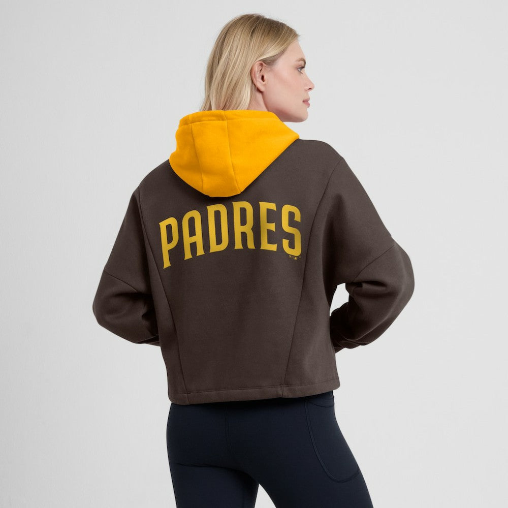 Brown San Diego Padres Fanatics Women's Oversized Legacy Favorite Spectator Pullover Hoodie