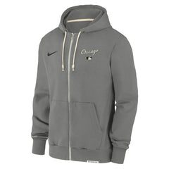 Charcoal Chicago White Sox Nike Authentic Collection Travel Performance Full-Zip Hoodie
